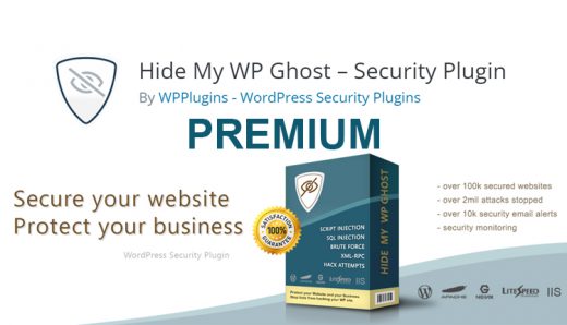 Hide My WP Ghost Premium Security Plugin for WordPress
