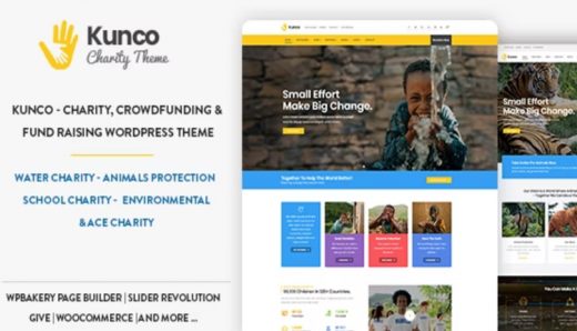 Kunco Charity & Fundraising WordPress Theme