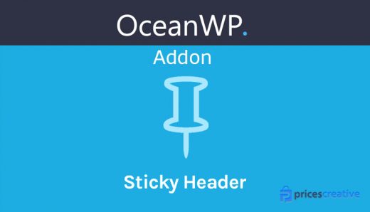 OceanWP - Ocean Sticky Header WordPress Plugin