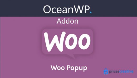 OceanWP - Ocean Woo Popup WordPress Plugin