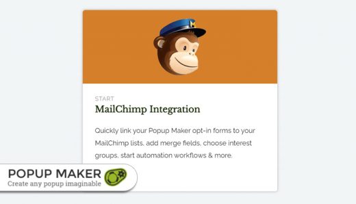 Popup Maker MailChimp Integration Extension WordPress Plugin