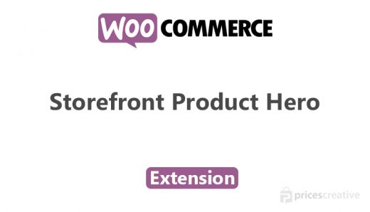 Storefront Product Hero WooCommerce Extension