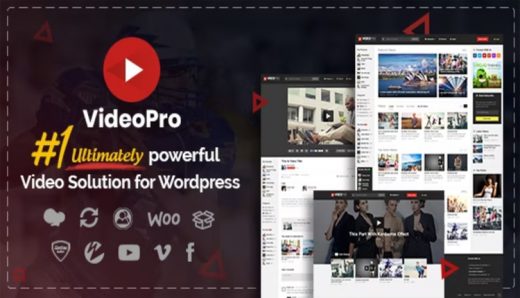 VideoPro Video Premium WordPress Theme Themeforest