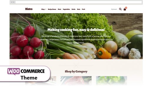 WooCommerce - Bistro Storefront WordPress Theme