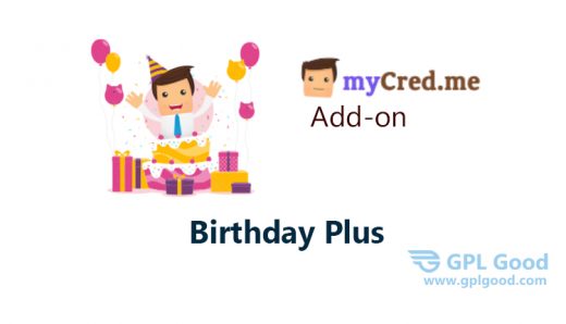 myCred - Birthday Plus Add-on WordPress Plugin
