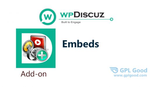 wpDiscuz - Embeds Addon WordPress Plugin