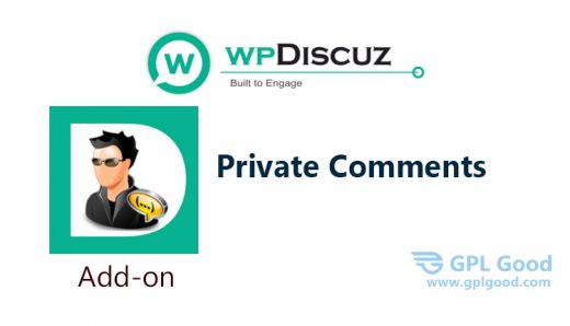 wpDiscuz - Private Comments Addon WordPress Plugin